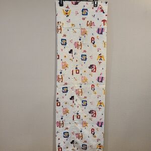Walt Disney Productions Vintage Alphabet Curtains